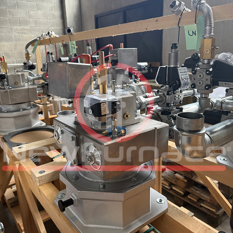 burner for radiant tubes enameling furnace